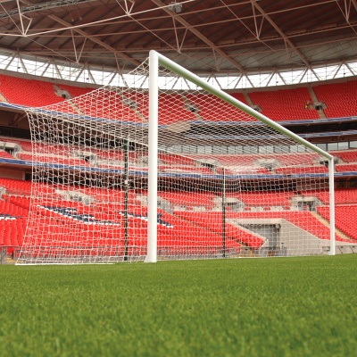 Harrod 4mm Polyethylene Football Goal Nets Box Section (24 x 8ft / 7.32 x 2.44m) FBL311 (Pair)