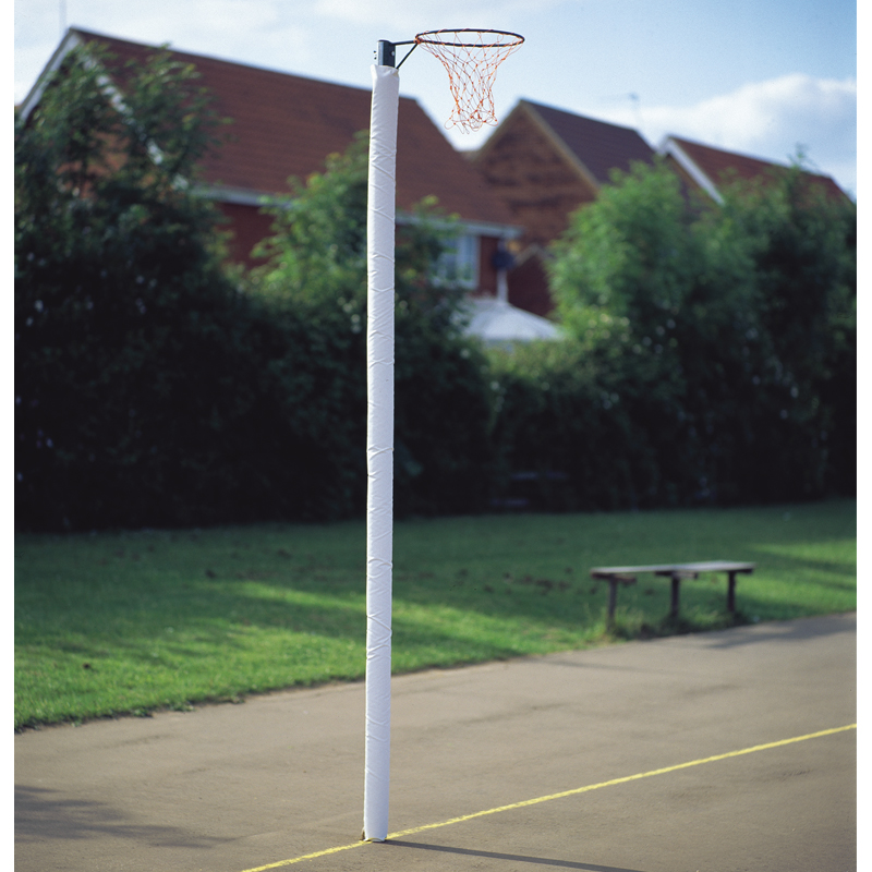 Harrod Wheelaway Netball Post Available with 10mm Solid Rings or 16mm Tubular Regulation Rings