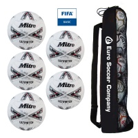 Tube of 5 Mitre Ultimatch EVO FIFA Basic Match Balls