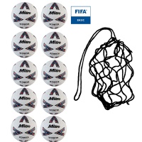 Net of 10 Mitre Ultimatch One FIFA Basic Match Balls