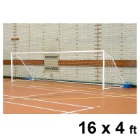 Harrod Fold-away Steel Football Goal Posts (16 x 4ft / 4.88 x 1.22m) FBL036 (Pair)