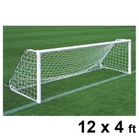 Harrod Folding Freestanding Aluminium Football Goal Posts (12 x 4ft / 3.66 x 1.22m) FBL186 (Pair)