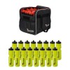 Colour: Precision Fluo Green Bottles