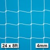 Harrod 4mm Polyethylene Football Goal Nets Box Section (24 x 8ft / 7.32 x 2.44m) FBL311 (Pair)