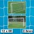 Harrod 2.5mm Standard Football Goal Nets (12 x 6ft / 3.66 x 1.83m) FBL362 (Pair)