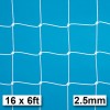 Harrod 2.5mm Socketed & Freestanding Steel Football Goal Nets (16 x 6ft / 4.88 x 1.83m) FBL363 (Pair)