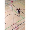 Harrod Wheelaway Pink Netball Posts With 10mm Solid Rings or 16mm Tubular Regulation Rings