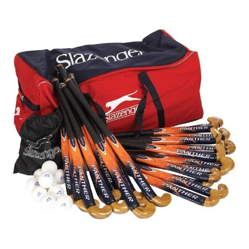 Slazenger Coaching Kit Bag With Equipment (12 x 34'', 12 x 36'' Sticks & 24 Balls)