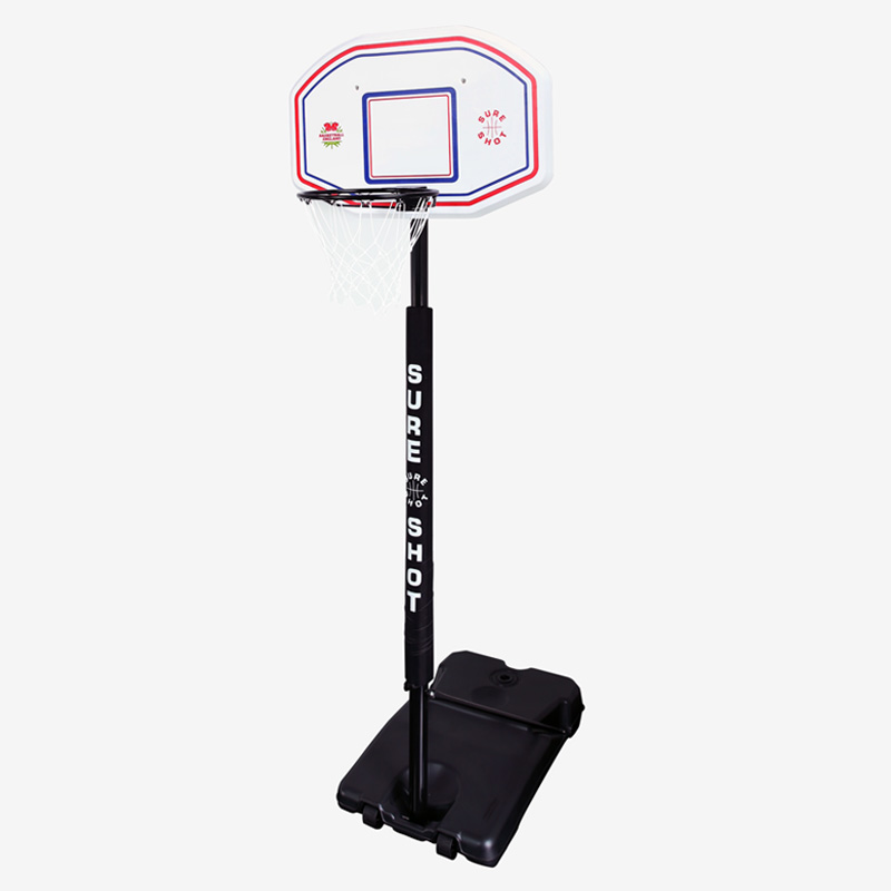 Sure Shot Telescopic Portable Unit with EB Backboard and Pole Padding