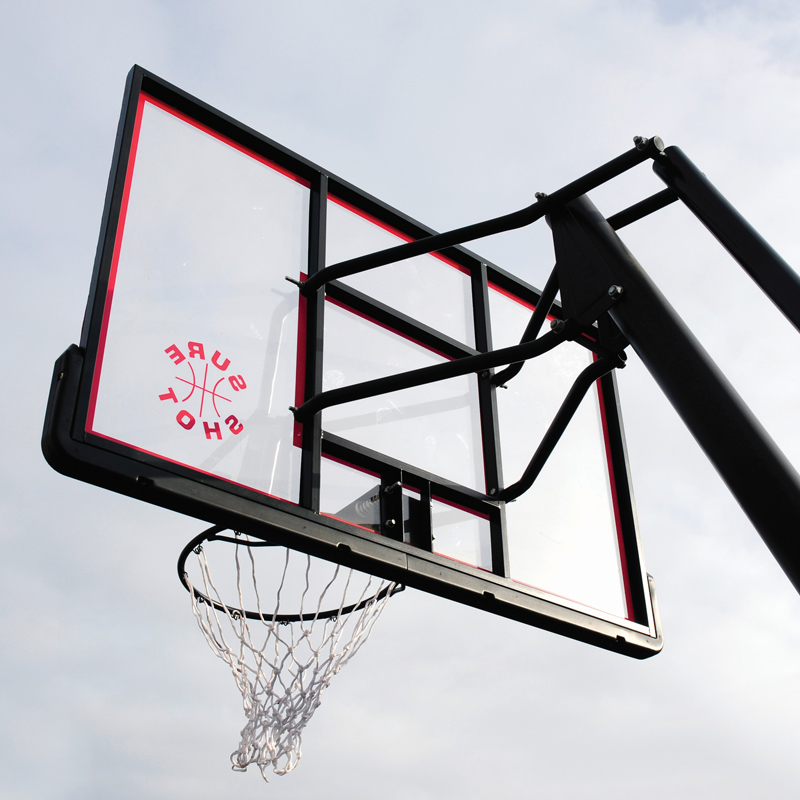 Sure Shot 522 Pro Just, Portable Basketball Unit with Acrylic Backboard