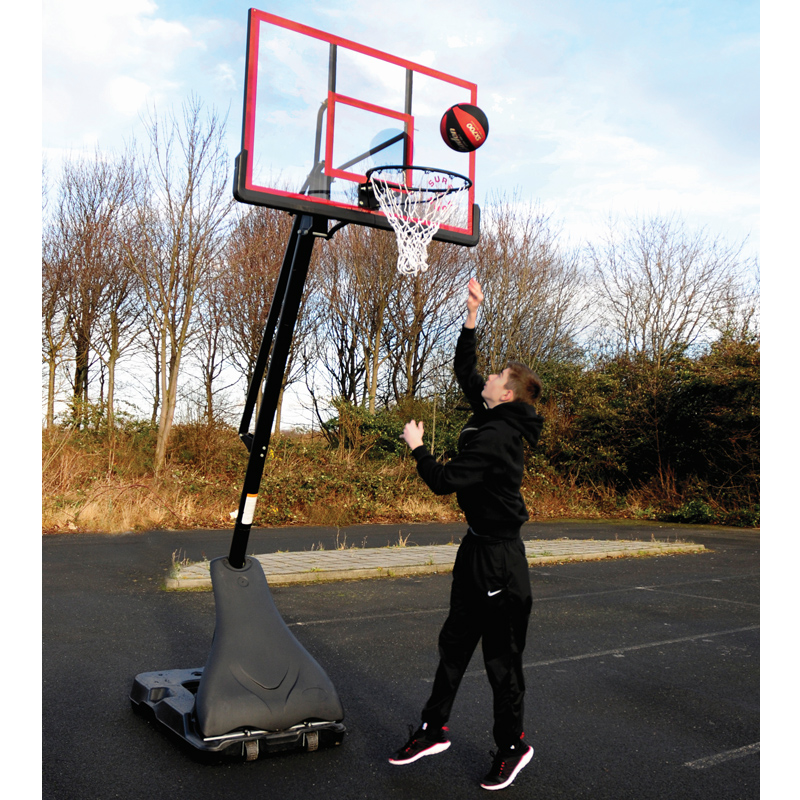Sure Shot 522 Pro Just, Portable Basketball Unit with Acrylic Backboard