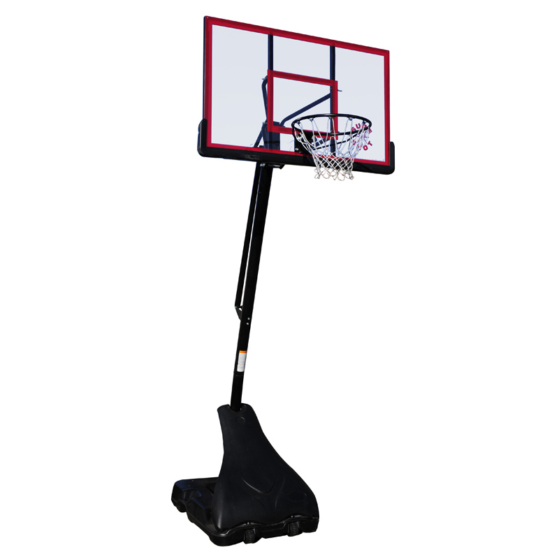 Sure Shot 522 Pro Just, Portable Basketball Unit with Acrylic Backboard & Pole Padding