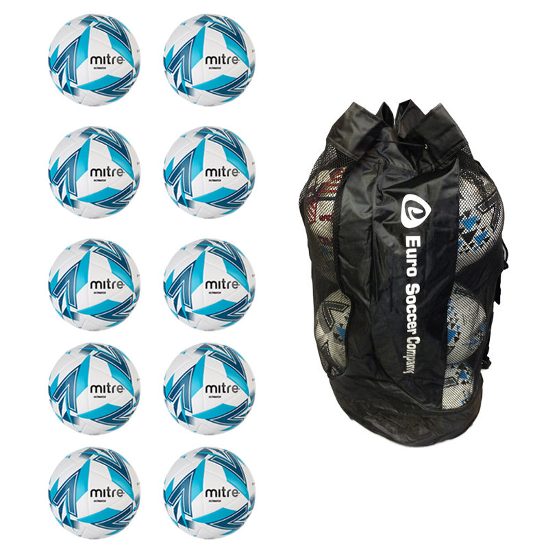 Sack of 10 Mitre Ultimatch One Match Balls