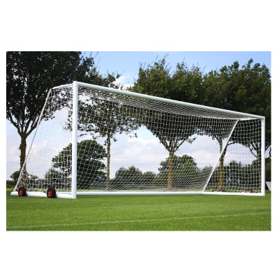 Harrod 4mm Polyethylene Football Portagoal & Weighted Portagoal Nets (24 x 8ft / 7.32 x 2.44m) FBL017 (Pair)