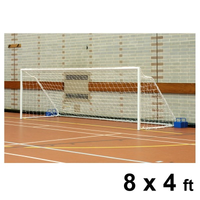 Harrod Fold-away Steel Football Goal Posts (8 x 4ft / 2.44 x 1.22m) FBL038 (Pair)