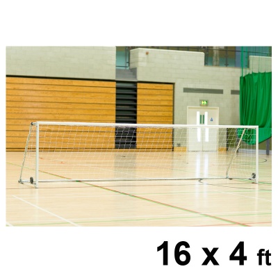 Harrod Folding Wheelaway Steel Football Goal Posts (16 x 4ft / 4.88 x 1.22m) FBL125 (Pair)