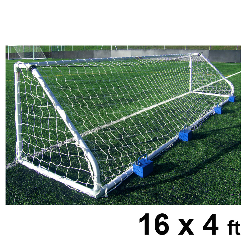 Harrod Classic Football Steel Goal Posts (16 x 4ft / 4.88 x 1.2m) FBL140 (Pair)