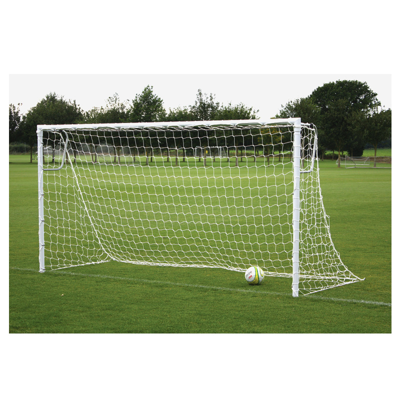 Harrod Heavyweight Socketed Steel Football Goal Posts (16 x 6ft / 4.88 x 1.83m) FBL152 (Pair)