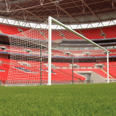 Harrod 4G Socketed Aluminium Stadium Football Goal Posts (21 x 7ft / 6.4 x 2.13m) FBL546 (Pair)