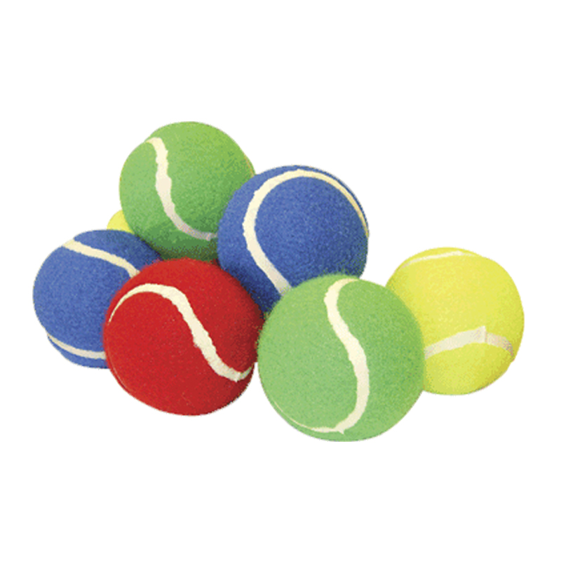Coloured Play Tennis Balls (Pack x 12)