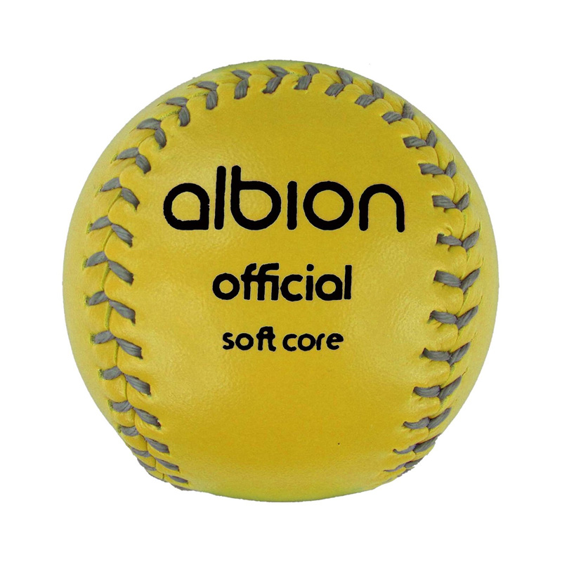 Albion Soft Core Safety Baseball ( Yellow or Pink) (BOX OF 6)