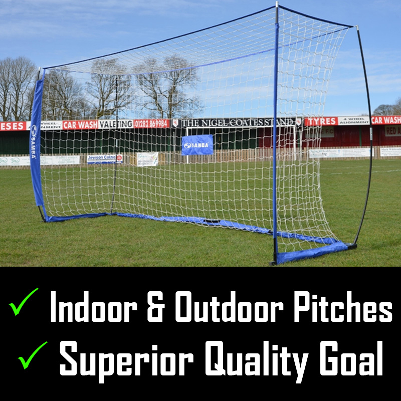 Samba Speed Quick Set up Portable Football Goal (12' x 6')