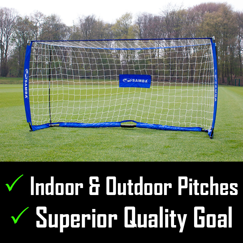 Samba Speed Quick Set up Portable Football Goal (8' x 6')