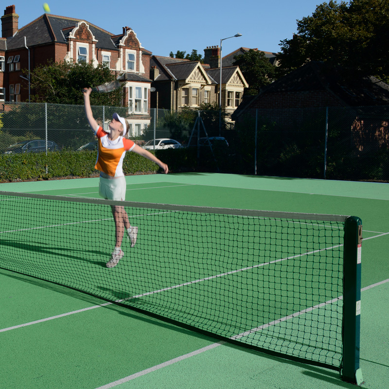 Harrod 76mm Square Tennis Posts (TEN017 With Sockets) (TEN117  Without Sockets)