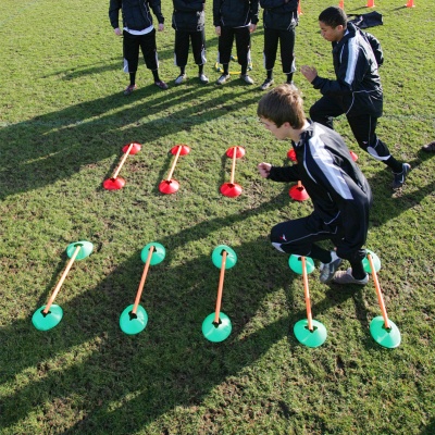 Precision Speed Agility Cones (20 Cones & 10 Bars in Bag)