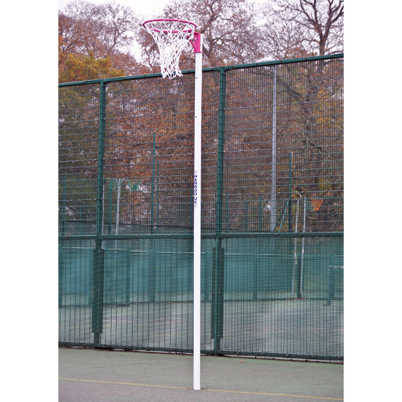 Practice White Netball Net (Pair)