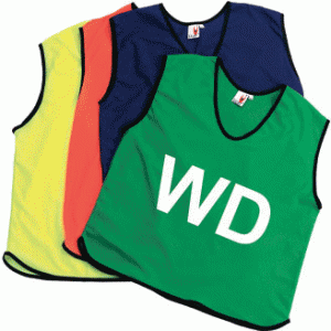 Netball Mesh Bibs - Printed Front & Back (Set of 7)