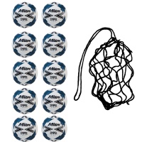 Net of 10 Mitre Impel One Training Footballs