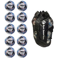 Ball Sack of 10 Mitre Calcio Training Footballs