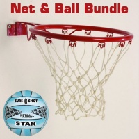 Detachable Netball Ring & Ball (66506) (Single)