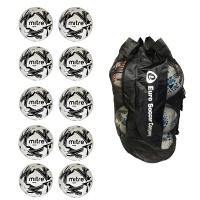 Ball Sack of 10 Mitre Calcio Training Footballs