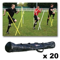 Diamond Pro Agility Pole Set (Bag of 20)