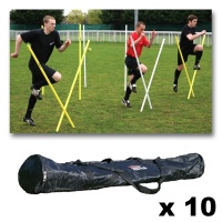 Diamond Pro Agility Pole Set (Bag of 10)