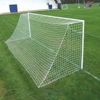 Harrod Heavyweight Socketed Steel 60mm Round Football Goal Posts (24 x 8ft / 7.32 x 2.44m) FBL047 (Pair)