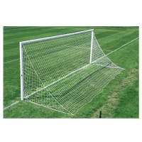 Harrod 3G Socketed Parks Aluminium Football Goal Posts for Quick Removal  - With Locking Lids (21 x 7ft / 6.4 x 2.13m) FBL565 (Pair)