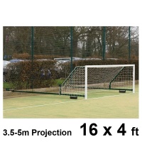 Harrod 3G Aluminium Fence Folding Football Goal Posts (3.5 - 5.0m Projection) (16 x 4ft / 4.88 x 1.22m) FBL583 (Pair)