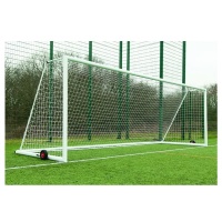 Harrod 3G 'Original' Integral Weighted Aluminium Football Portagoals With Wheels (21 x 7ft / 6.4 x 2.13m) FBL637