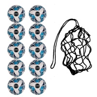 Net of 10 iPro Nova Training Footballs