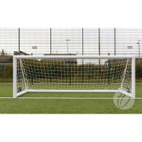 Harrod Weighted Aluminium Football Portagoals (8 x 4ft / 2.44 x 1.22m) FBL447 (Pair)